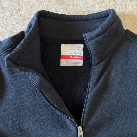 Icebreaker Real Fleece 320 Full Zip Jacket Size Medium - Picture 4 of 7